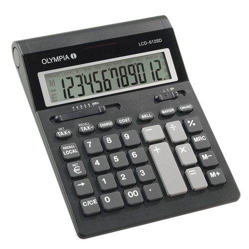 Olympia lcd 612sd tischrechner - lcd,