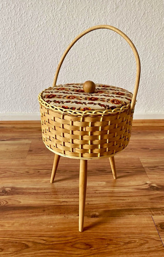 Vintage nähkorb 60er 70er - vintage,