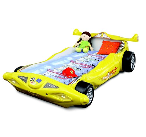 Gelbes designer rennauto - gelbes,