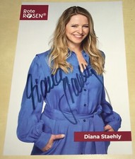 Diana Staehly Original signierte Autogrammkarte Rote Rosen Autogramm Karte #6