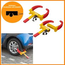 1x Radkralle Parkkralle Wegfahrsperre Wohnwagen Anhänger Diebstahlsicherung Auto
