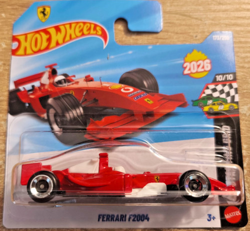 Hot wheels ferrari f2004 - hot, in