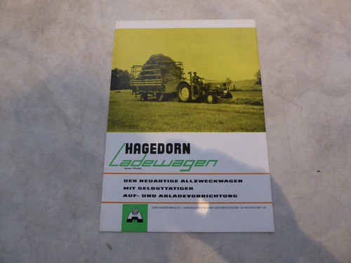 Prospekt hagedorn ladewagen - hagedorn,