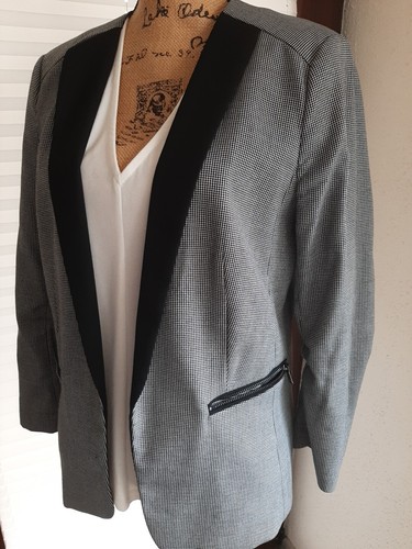 Blazer pepita mit - mit, schwarzem