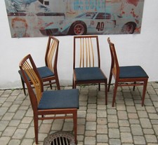 4 x Esszimmerstuhl dining chair deutsches Design der 50er/60er Habeo bicolor