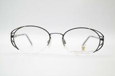 Vintage Neostyle Titan Metallic Gold Halbrand Brille Brillengestell NOS