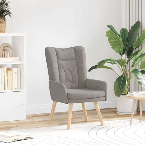 Entspannungssessel taupe stoff - taupe,