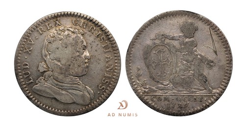 Frankreich jeton 1729 silber - jeton,