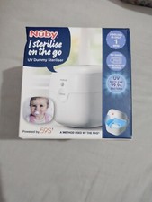 Nuby Easy Clean tragbarer UV Dummy Sterilisator für unterwegs kein Wasser erforderlich
