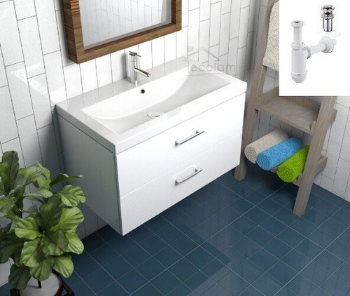 Badmöbel waschbecken cm - badmöbel, 80