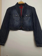 Zagora, Jeans Jacke, Bolero, Gr. 36, cropped, Baumwolle, Vintage 