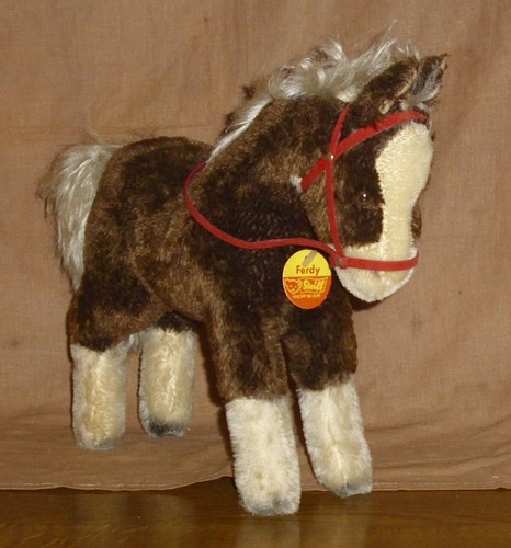 Steiff pferd ferdy 31cm - steiff, pferd-ferdy-31cm-knopf
