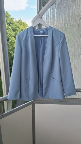 Hellblauer blazer 44 - gr., damen