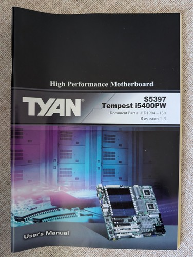 Tyan s5397wag2nrf dual xeon - tyan,