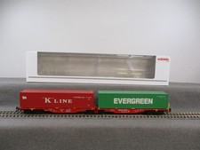 Märklin Spur H0 47800 Güterwagen Doppel-Containertragwagen DB Railion in OVP