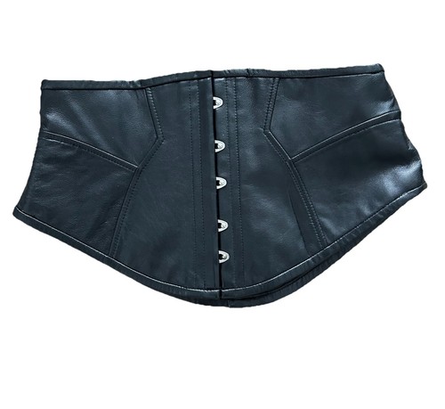 Korsettgürtel leder schwarz - korsettgürtel,