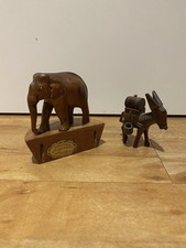 ELEFANT und ESEL Holz -