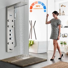 Duschpaneel mit Thermostat