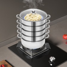 Edelstahl Dampfkochtopf