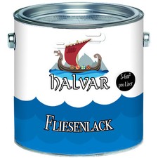 Halvar skandinavischer 2k Fliesenlack FARBAUSWAHL 2-K Fliesenfarbe glänzend SET