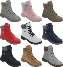 Damen gefütterte Winterschuhe