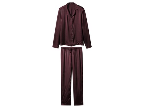 Esmara damen satin pyjama - damen, satin-pyjama