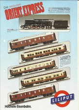 Infoblatt Katalog Liliput Orient Express 1990 Modelleisenbahnen Zubehör HO 1:87