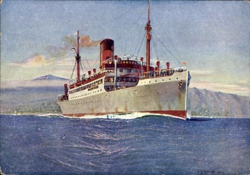 Künstler dampfschiff - künstler,
