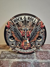 ROCK & ROLL Schild Blechschild