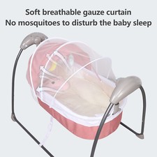 Elektrische Babywippe Automatische Babybett Wiege mit Intelligente Musik schläft