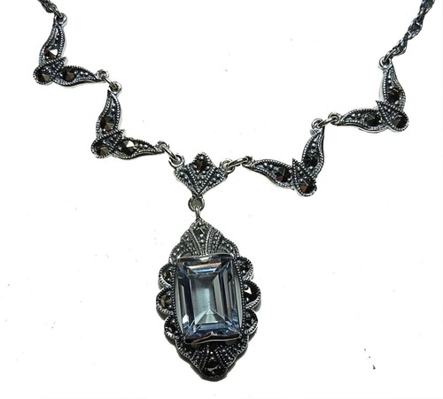 925 silber jugendstil collier - jugendstil,