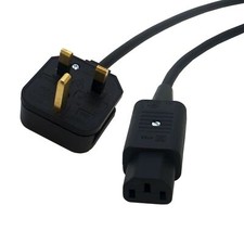 Premium IEC Wasserkocher Netzleitung Kabel. UK Stecker Auf C13. Flexibel Kabel,