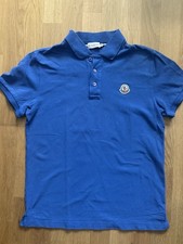Moncler Poloshirt S Blau Sehr