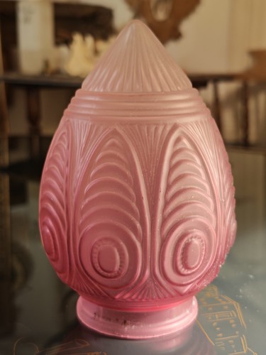 Art déco lampenschirm - lampenschirm, (rosa)