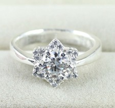 Weiß Diamant Solitaire 1.21