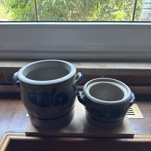 2er set alte - alte, schmalztöpfe