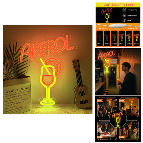 Aperol spritz neon - spritz,