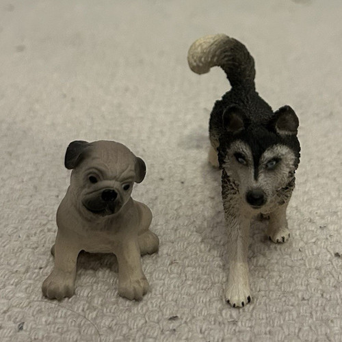 Schleich hunde - 2x,