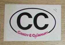 Alter Aufkleber | Sticker CC Candy & Company