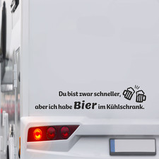 Lustiger Wohnmobil Aufkleber