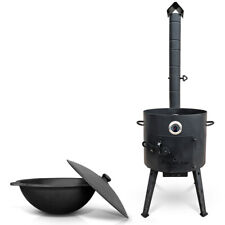 Feuerofen Utschak Ø 40 cm. mit Gusseisen Kazan 12 L Kasan Казан Учак Учаг Uchag