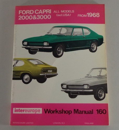 Reparaturanleitung ford capri - reparaturanleitung,