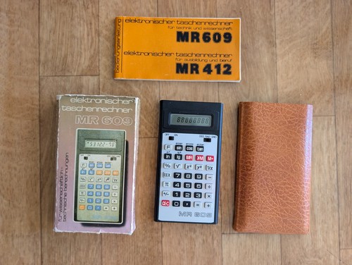 Ddr taschenrechner 609 - mr, in