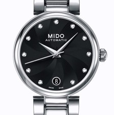 MIDO Baroncelli II Powermatic 80 Diamonds Damenuhr 5 Bar WR M022.207.11.056.10
