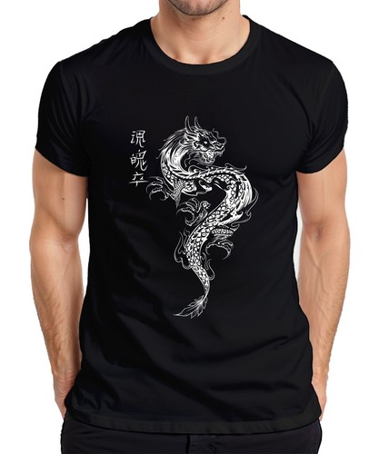Japanischer drache irezumi - japanischer,