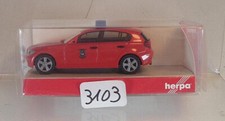 Herpa 1/87 Nr.046794 BMW 1er Feuerwehr Schwerin OVP #3103