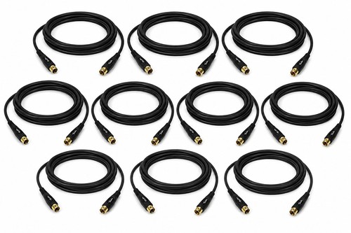 10x midi kabel din polig - midi,