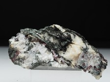 Rutil, Fuchsit, Quarz, Adular