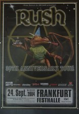 Rush Original Concert Poster
