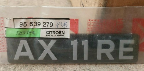 Citroen re typenschild - citroen, ax